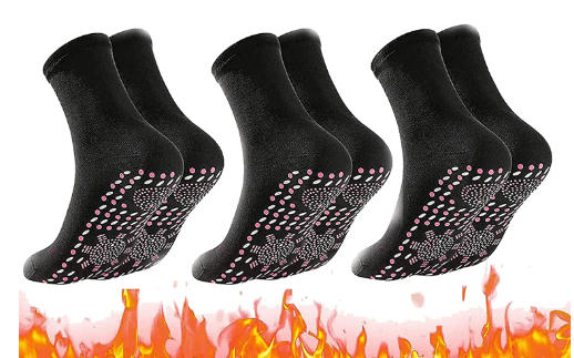 Tourmaline Acupressure Self-Heating Shaping Socks