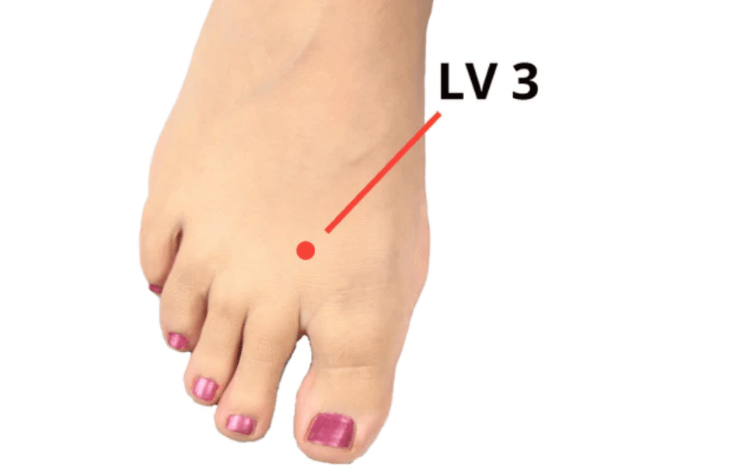 LV3 Pressure point for high BP